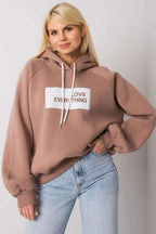 Women's hoodie Graphic Pullover Regular Fit Cotton Blend – view 9