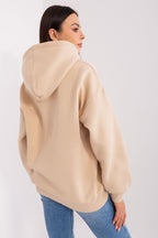 Women's Hoodie Letter Print Insulated Cotton Blend – Hoodie | GUOCALI – view 6