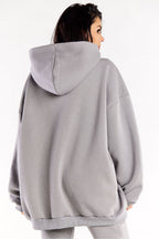 Women's Hoodie Oversized Kangaroo Pocket Cotton Blend – Hoodie | GUOCALI – view 2