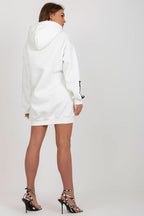 Women's Hoodie Oversized Longline Letter Print Cotton Blend – Hoodie | GUOCALI – view 3