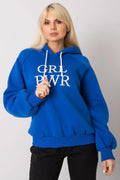 Women's hoodie Oversized Raglan Sleeve Logo Pullover – main view