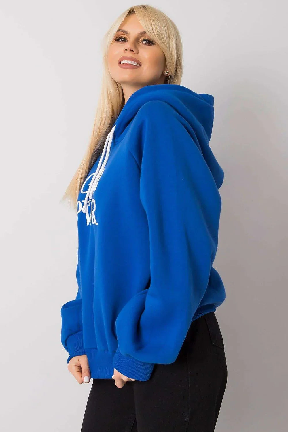 Women's hoodie Oversized Raglan Sleeve Logo Pullover – view 2