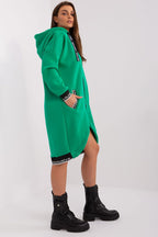Women's Hoodie Zip-Up Longline High-Low Hem Cotton Blend – Hoodie | GUOCALI – view 14