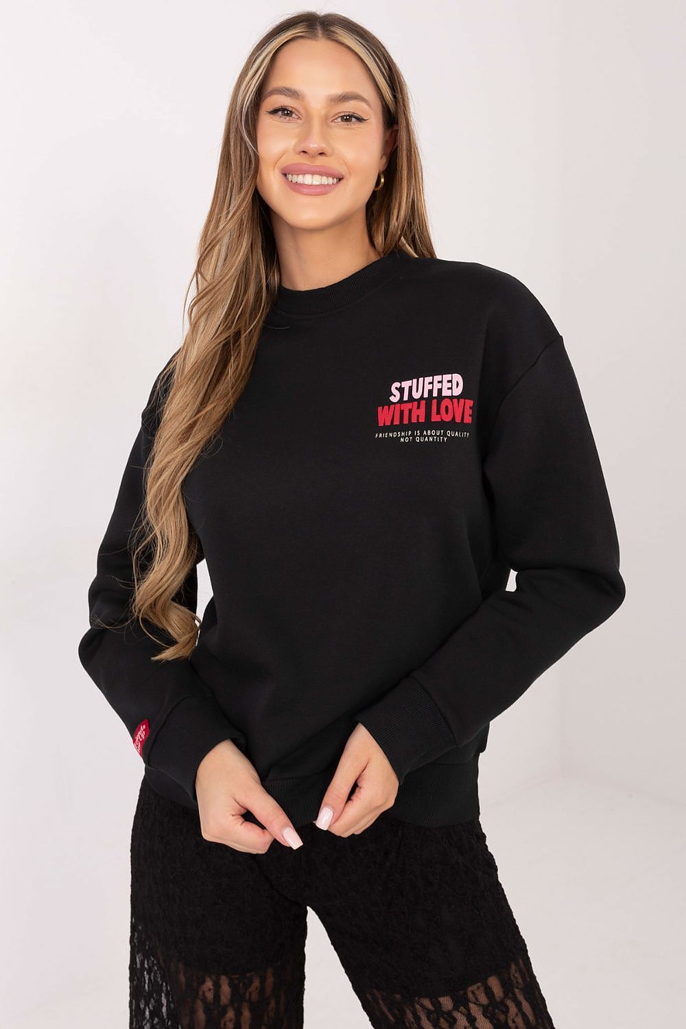 Women's Sweatshirt Crew Neck Back Print Cotton Blend – Sweatshirt | GUOCALI – view 21