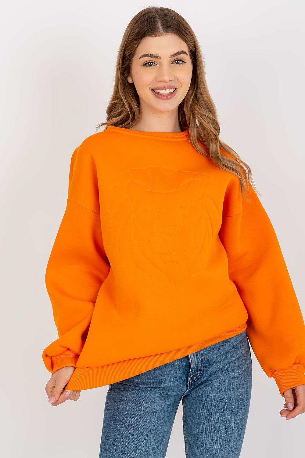 Women's Sweatshirt Crew Neck Graphic Print Loose Fit Cotton Blend – Sweatshirt | GUOCALI