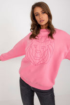 Women's Sweatshirt Crew Neck Graphic Print Loose Fit Cotton Blend – Sweatshirt | GUOCALI – view 5