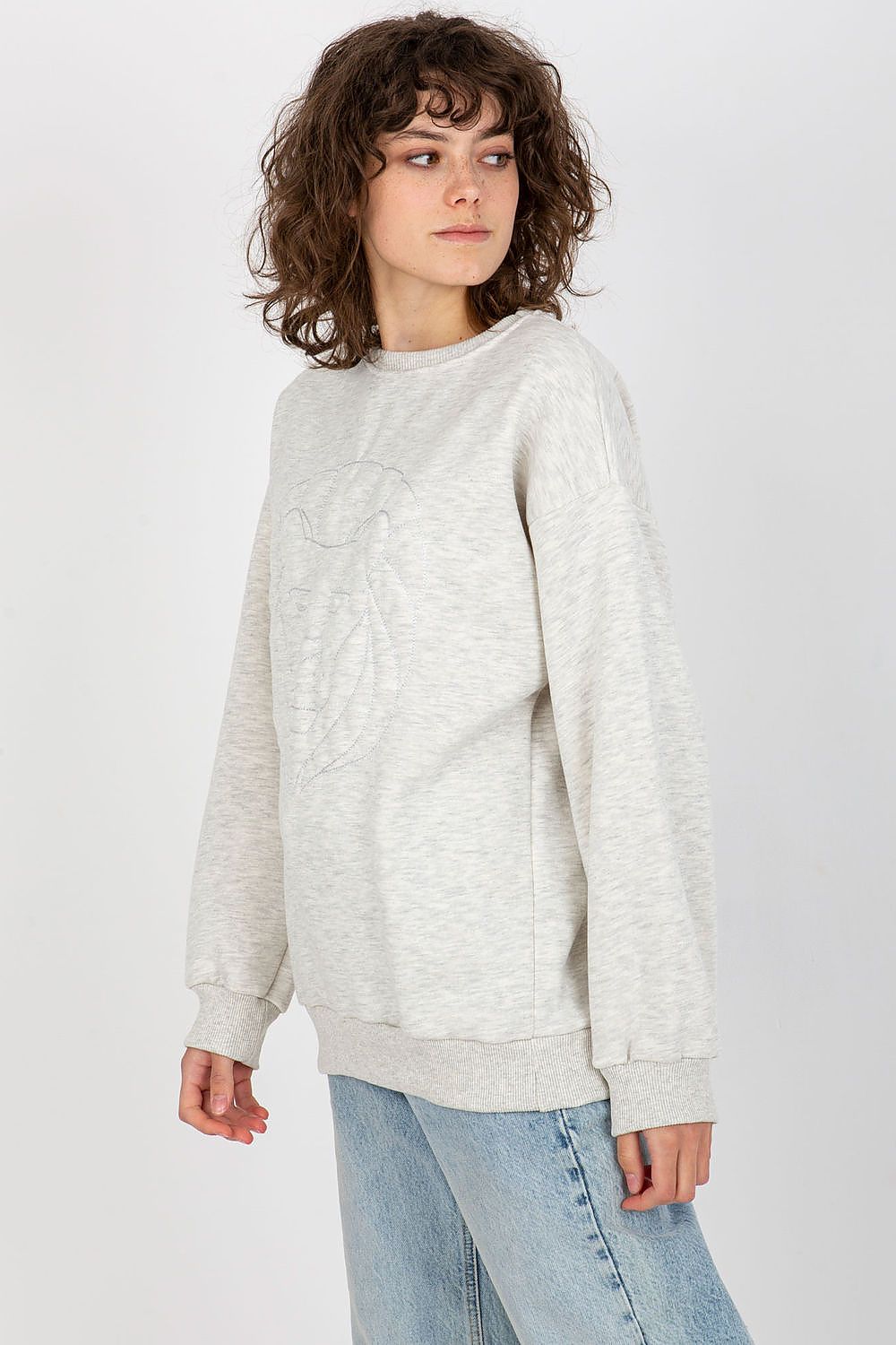 Women's Sweatshirt Crew Neck Graphic Print Loose Fit Cotton Blend – Sweatshirt | GUOCALI – view 9