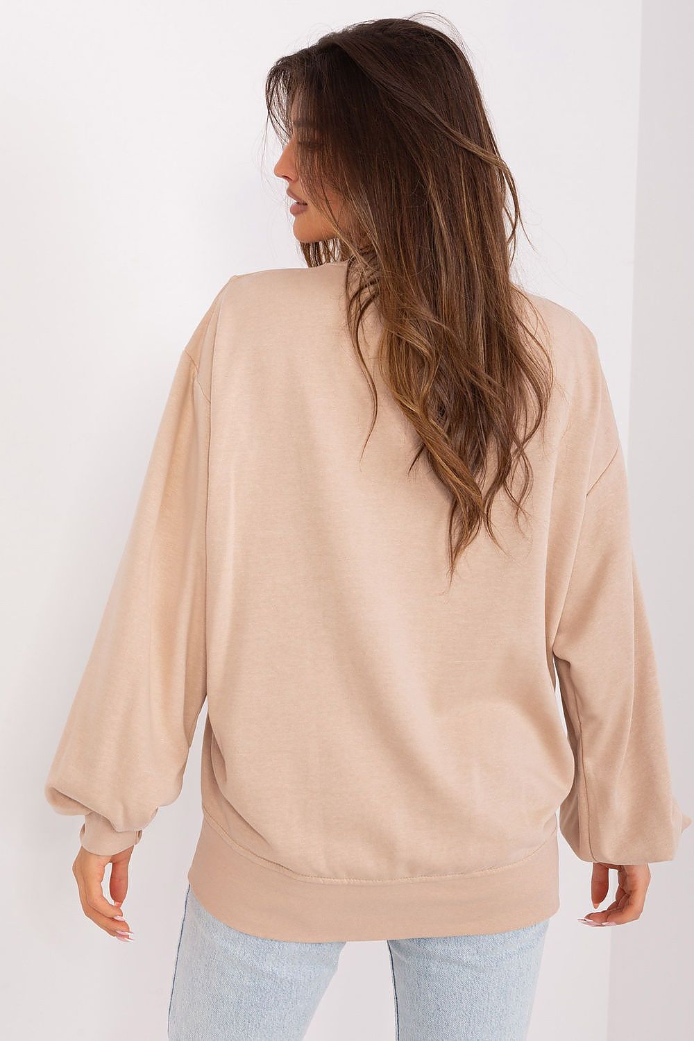 Women's sweatshirt beige additional view