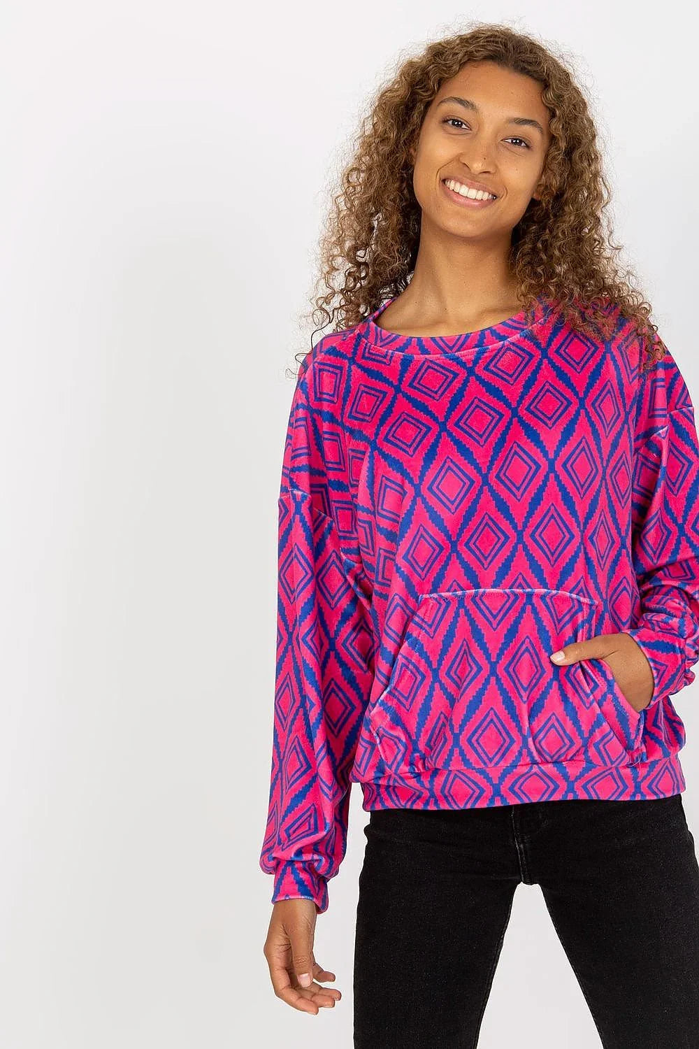 Women's Sweatshirt - Crew-Neck With Regular Fit - Guocali