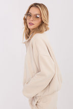 Women's sweatshirt beige additional view