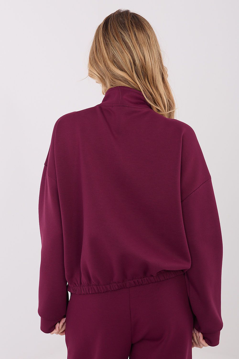 Women's sweatshirt red casual look