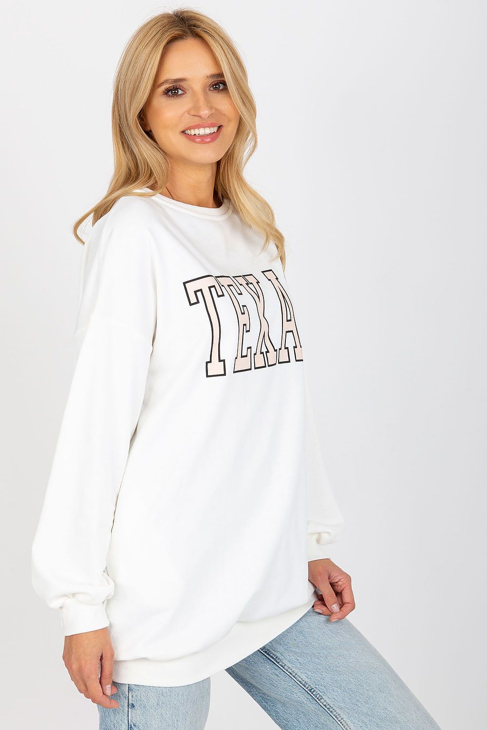 Women's sweatshirt pink casual look