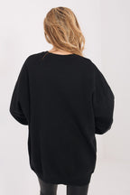Women's Sweatshirt Oversized Longline Graphic Print – Sweatshirt | GUOCALI – view 3