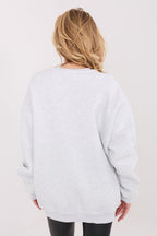 Women's Sweatshirt Oversized Longline Graphic Print – Sweatshirt | GUOCALI – view 9