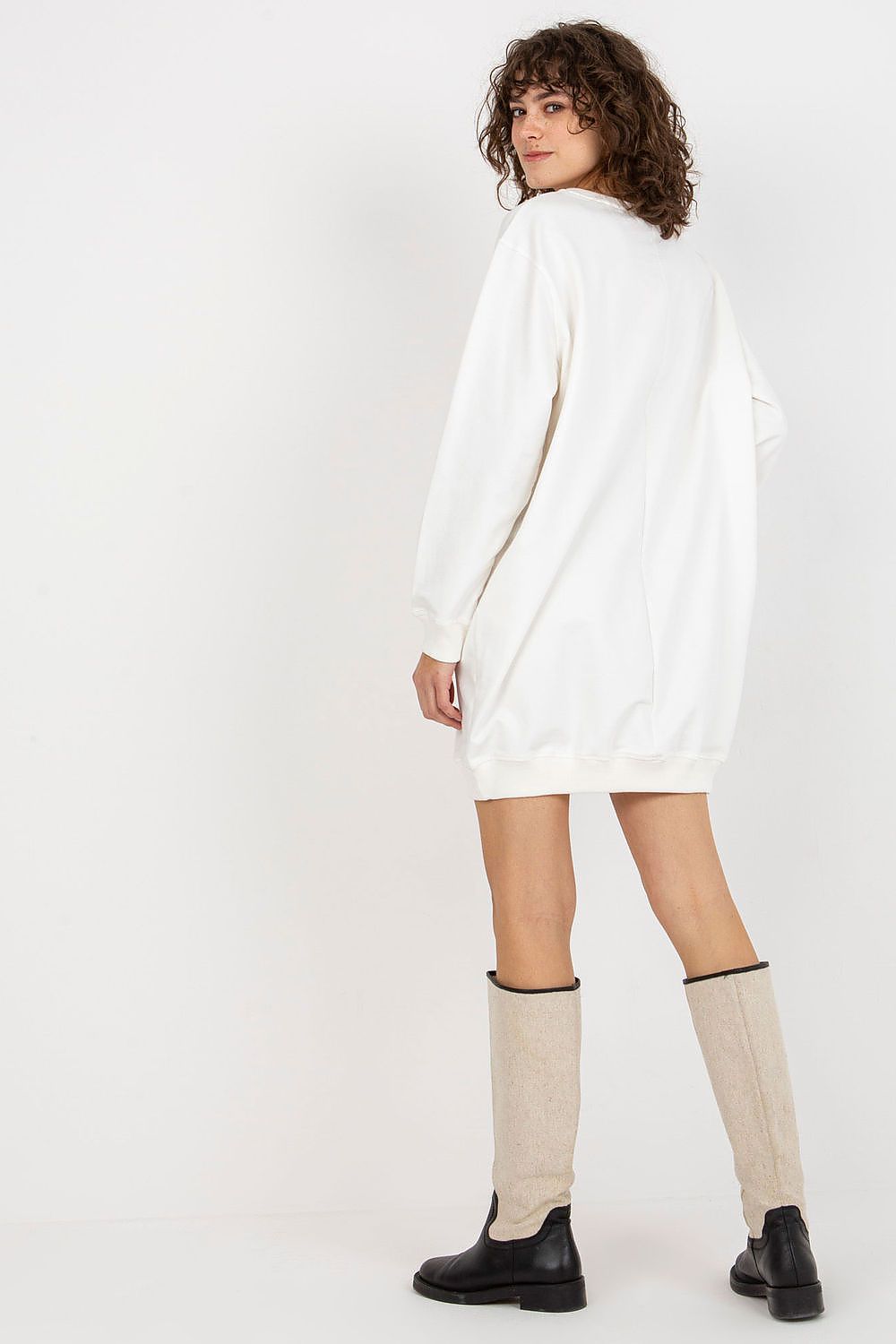 Women's sweatshirt pink relaxed casual look