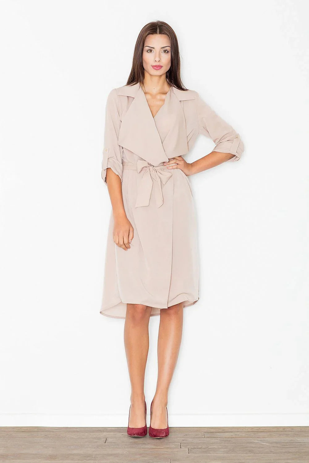 Wrap Casual Dress Elegant Lightweight Summer Style-Day Dress-GUOCALI